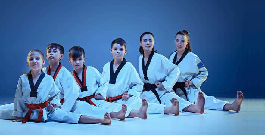 Martial Arts Lessons for Kids in Wauconda IL - Kids Group Splits