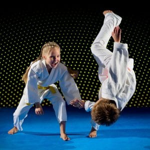 Martial Arts Lessons for Kids in Wauconda IL - Judo Toss Kids Girl